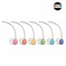 Flexo Sobremesa LED 5W Bluetooth 4000°K y RGB Regulable USB Color Blanco