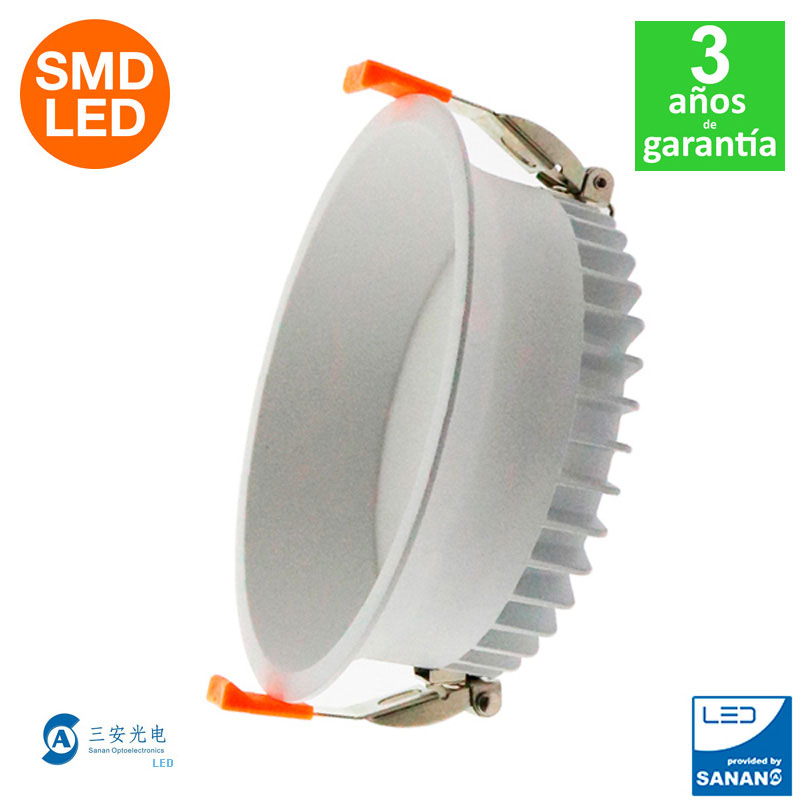 Foco Downlight Led 30W 2400Lm IP20 UGR>19 Ø 160x55mm Corte 145mm [LM-LM4262]