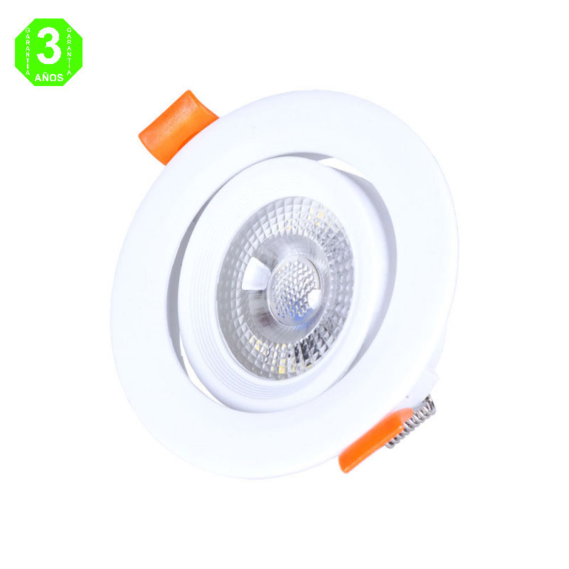 Foco Downlight Orientable LED COB 7W 600Lm 38° [HO-IN-DL7W]