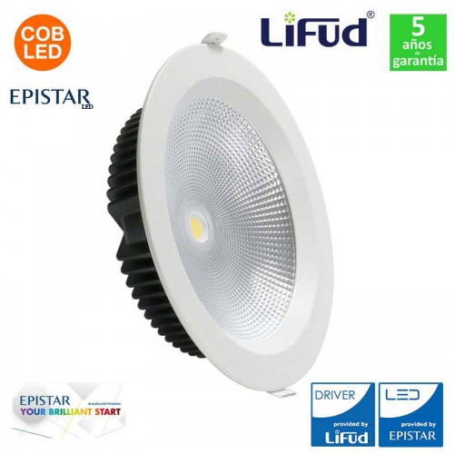 Foco Downlight LED CobPoint 30W 2800Lm IP20 Epistar Cob Driver Lifud [ALLM4241LF]