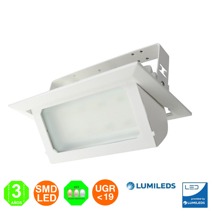 Foco Downlight Led CCT Lumileds 36W 100Lm/W Basculante 40.000H [LM-3015]