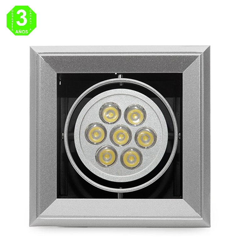 Foco Downlight Led Orientable Hig Power 7W 700Lm Corte 108x106mm [PL304040W] 