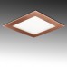 Foco Placa Downlight LED Marco Color Bronce Cuadrado 12W Corte 150x150mm [GL-CL-S12N-B]